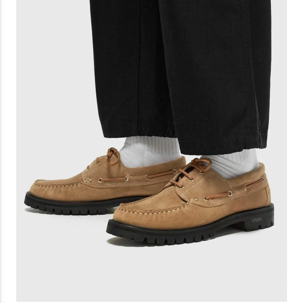 Vinny´S Aztec Suede Boat Shoe-Sand‎